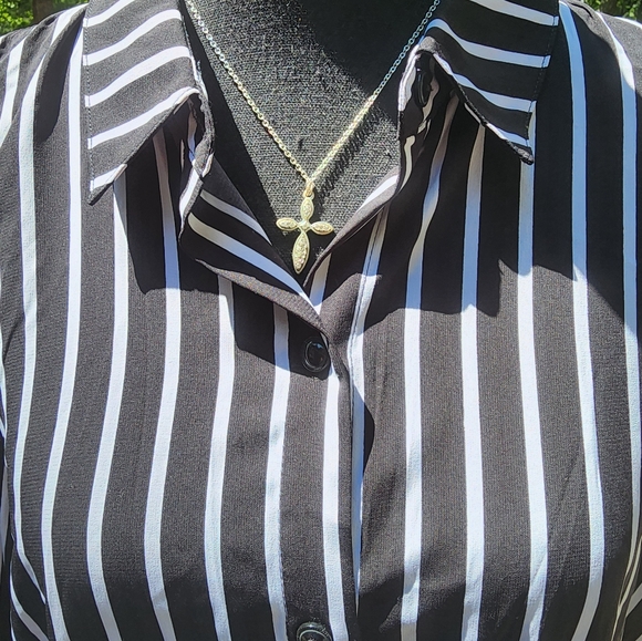 SUSAN GRAVER striped Blouse1 - Picture 2 of 10